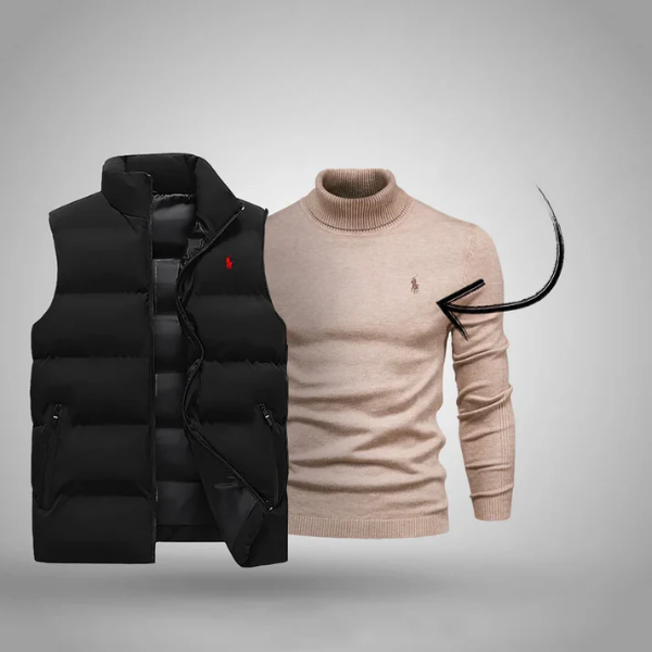 Stylish vest with free sweater: Now on sale!