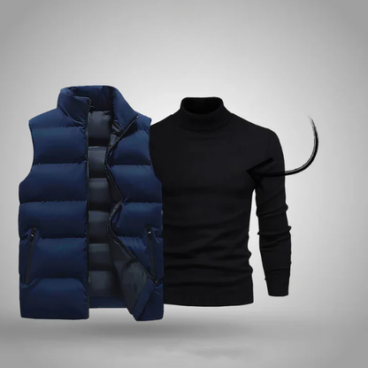 Stylish vest with free sweater: Now on sale!