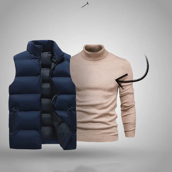 Stylish vest with free sweater: Now on sale!