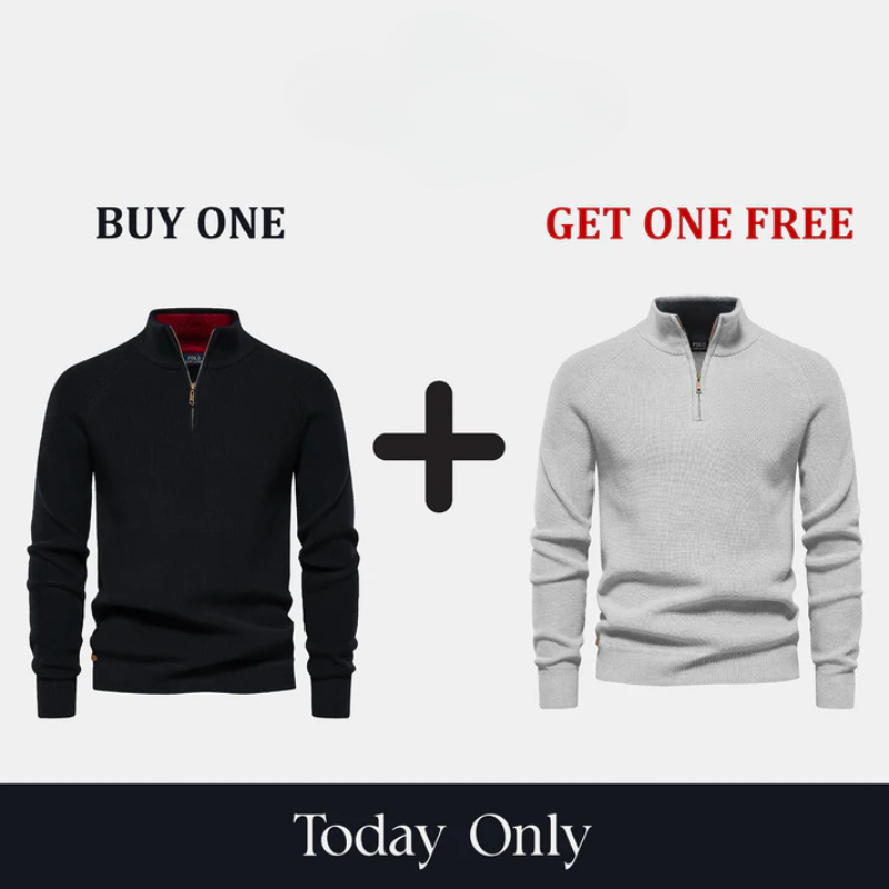 Zipper sweaters: Get 2 for the price of 1 – grab yours now!
