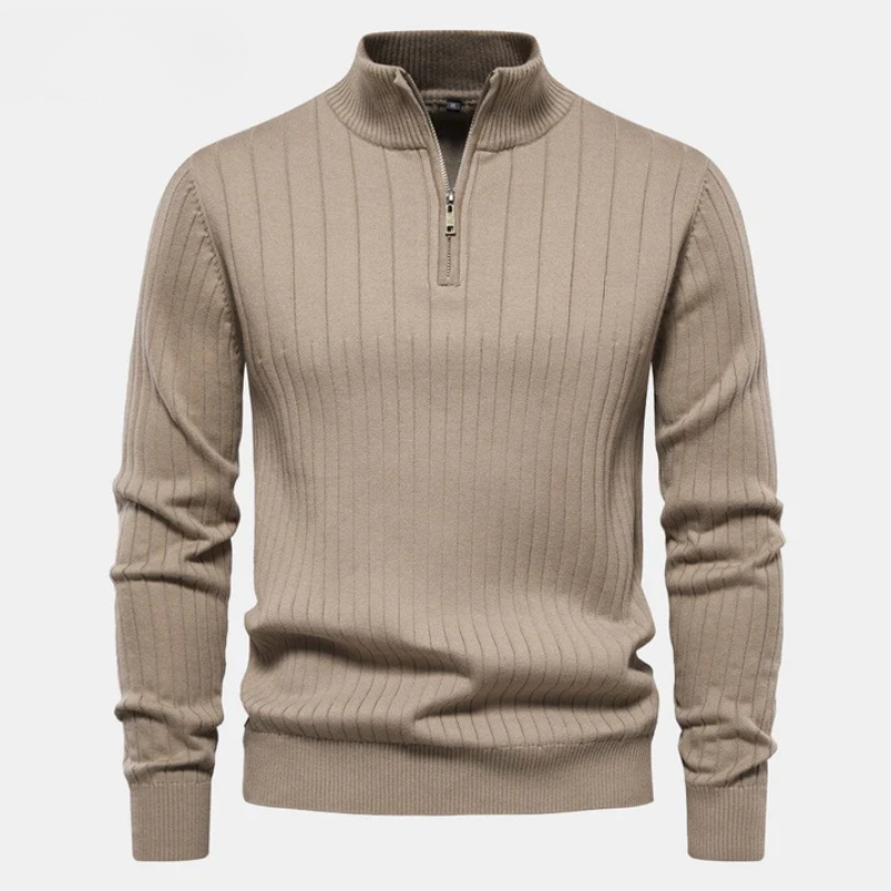 Stylish men's sweater with zipper – now at a special price!