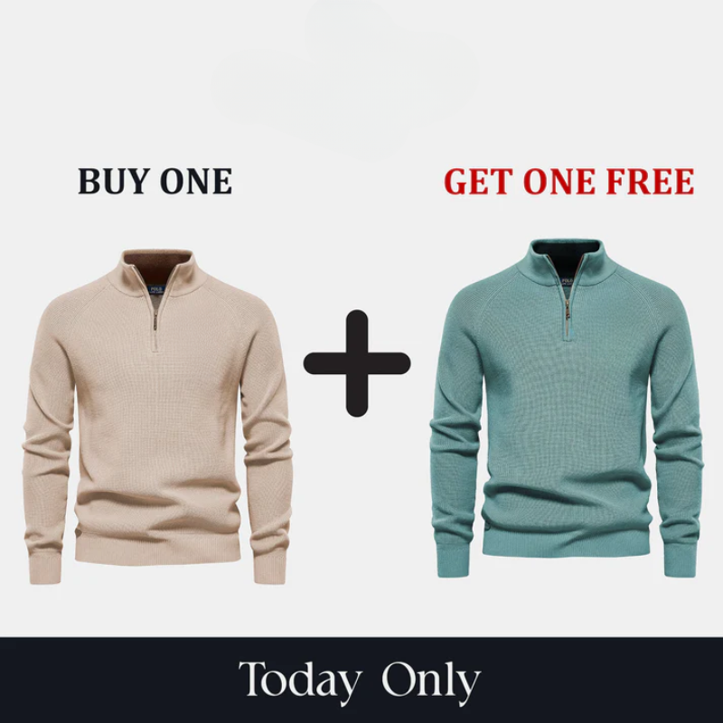 Zipper sweaters: Get 2 for the price of 1 – grab yours now!