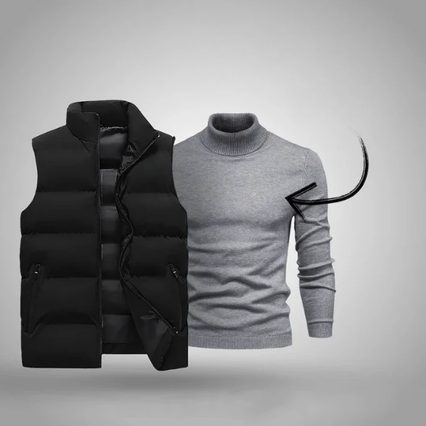 Stylish vest with free sweater: Now on sale!
