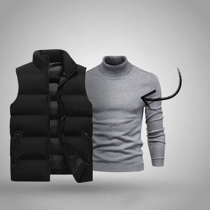 Stylish vest with free sweater: Now on sale!