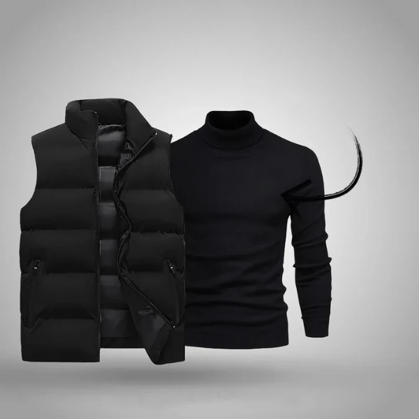 Stylish vest with free sweater: Now on sale!