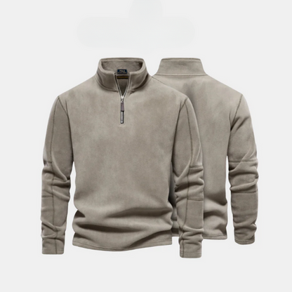 Multifunktionaler Zip-Pullover