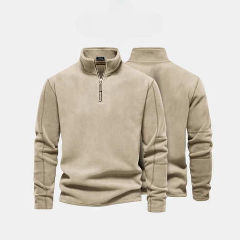 Multifunktionaler Zip-Pullover