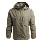 VALEWARD Vanguard Tactical Jacket in Field Sand, front view.