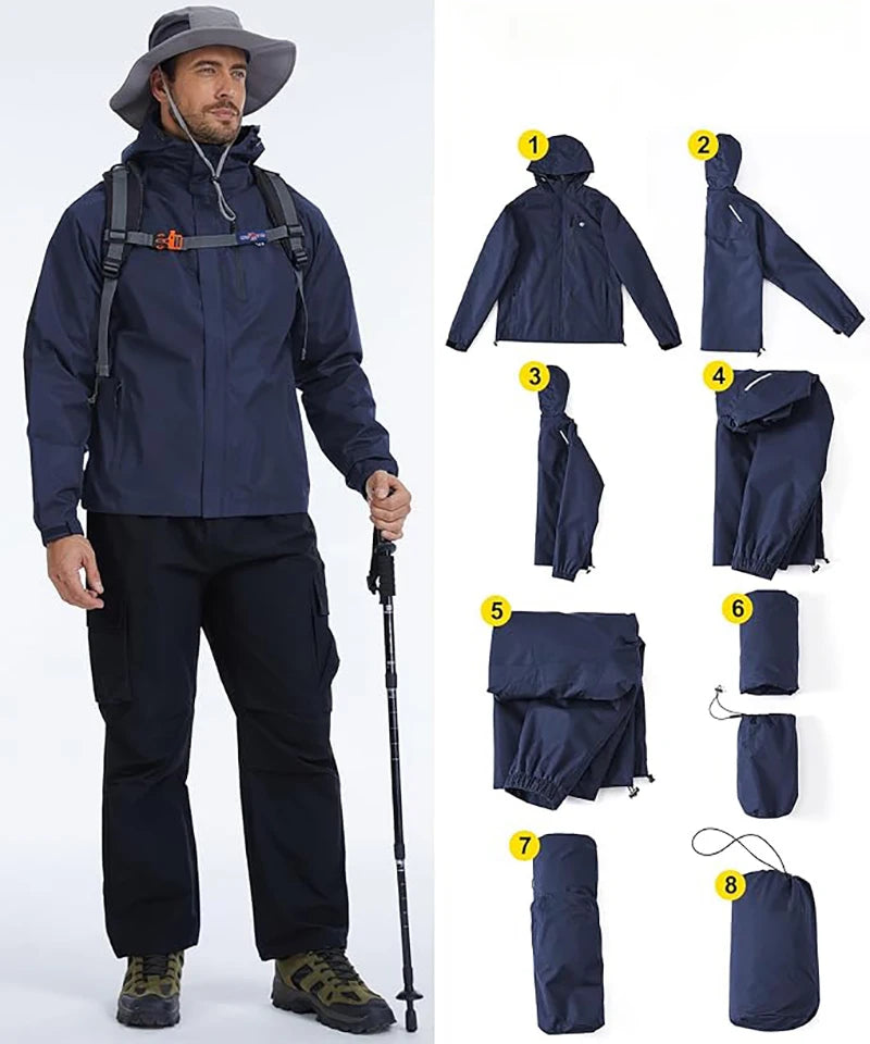 VALEWARD Voyager Packable Rain Shell