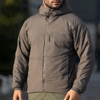 VALEWARD Hearth Quilted Insulated Jacket in Field Taupe, front view