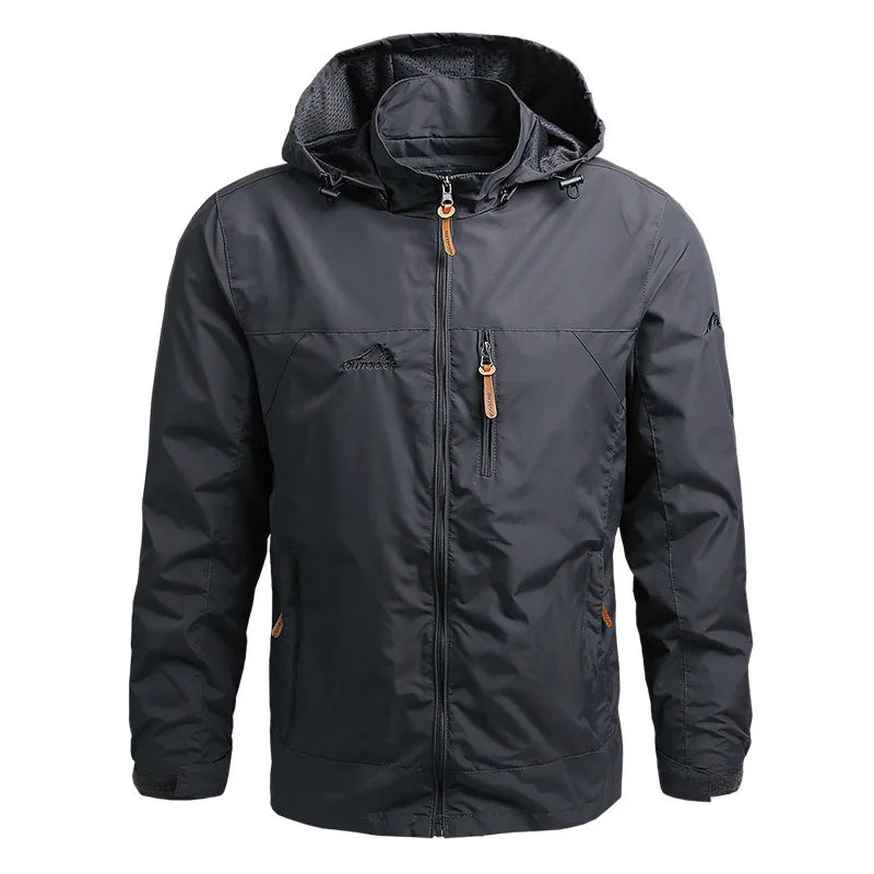 VALEWARD Vanguard Tactical Jacket in Gunmetal Grey, front view.