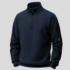 VALEWARD Picket Quarter-Zip Fleece in M, with the quarter-zip stand collar